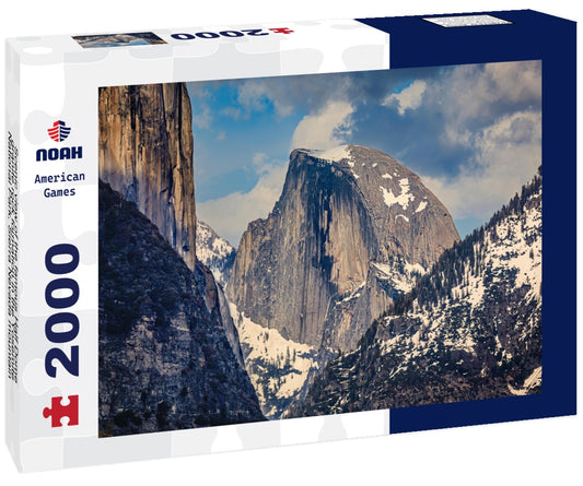 Noah Jigsaw Puzzle Scenic view of the famous Half Dome granite rock formation in the Yosemite National Park, Sierra Nevada mountain range in California, USA 2000 pieces