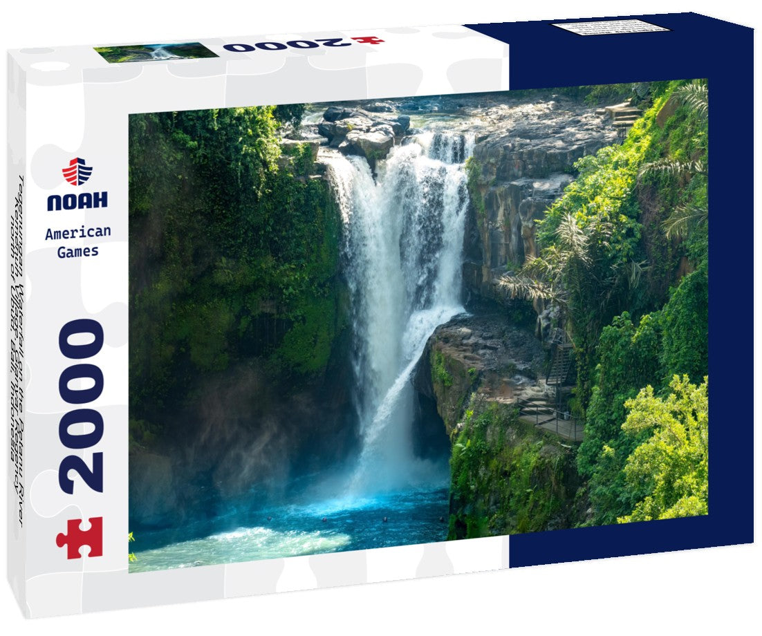 Noah Jigsaw Puzzle Tegenungan Waterfall on the Petanu River, Kemenuh Village, Gianyar Regency, north of Ubud, Bali, Indonesia 2000 pieces