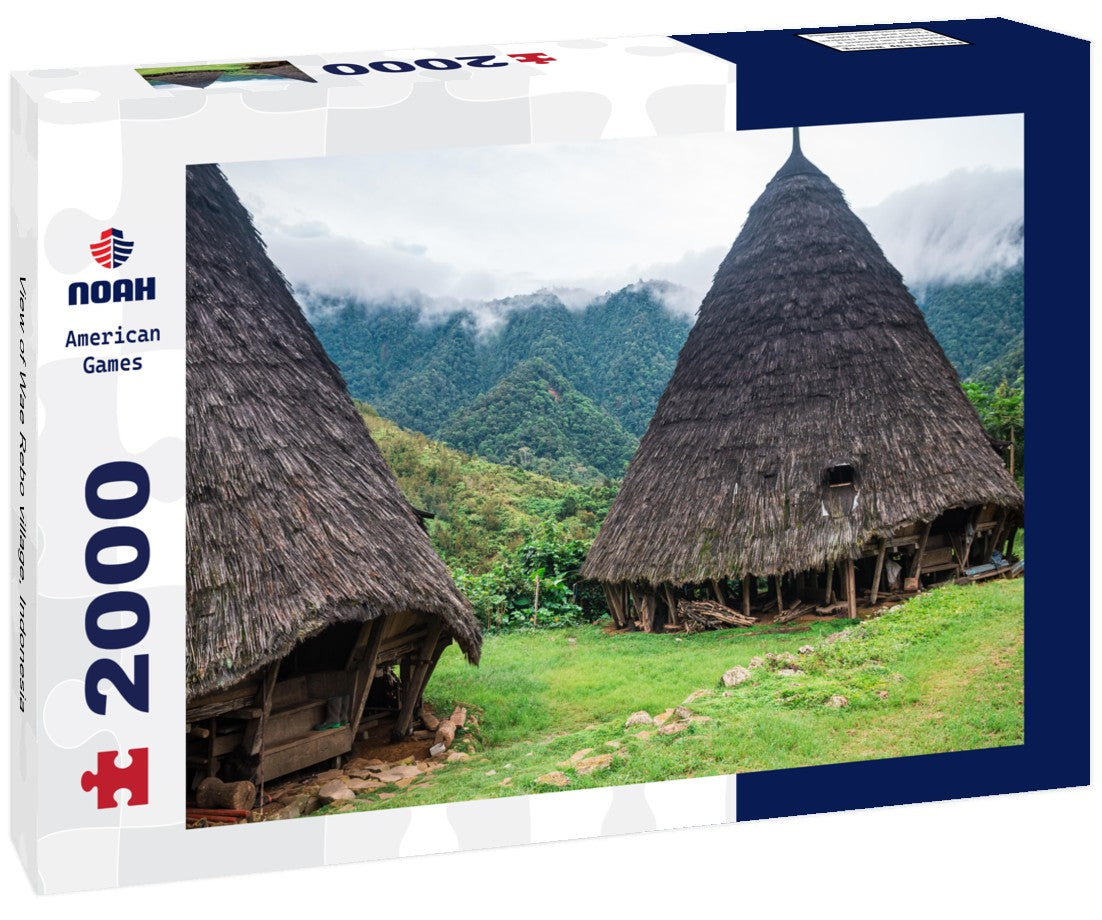 Noah Jigsaw Puzzle View of Wae Rebo village, Indonesia 2000 pieces