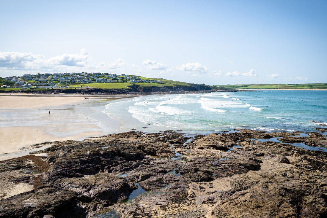 Noah Jigsaw Puzzle View of Hayle Bay and waves to Polzeath Beach in Cornwall, United Kingdom 2000 pieces
