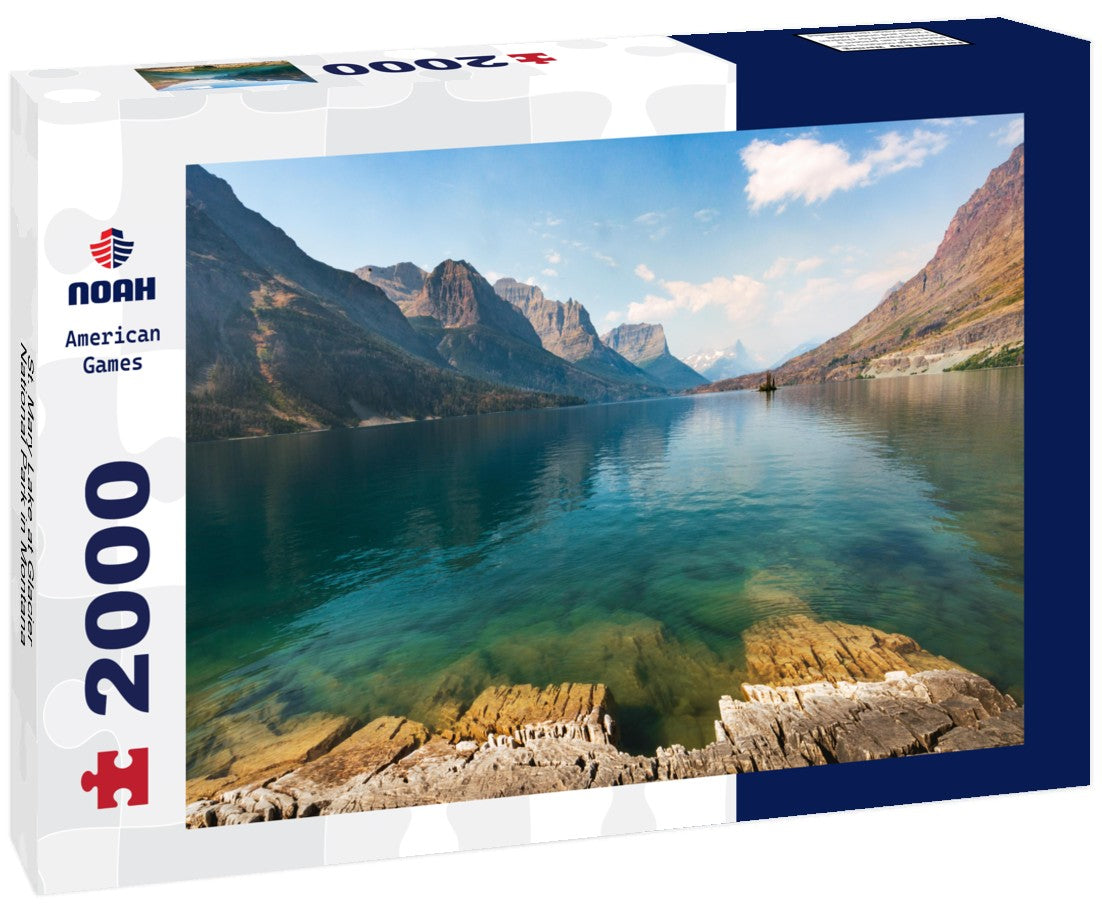 St. Mary Lake at Glacier National Park in Montana 2000pc Puzzle