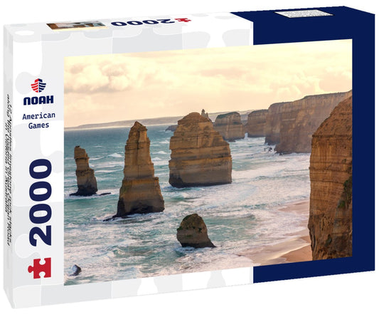 Noah Jigsaw Puzzle 12 Apostles limestone rock stacks along the rugged Great Ocean Road in Victoria in Australia 2000 pieces