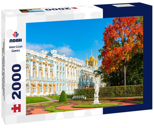 Noah Jigsaw Puzzle Catherine palace and park in autumn foliage, Tsarskoe Selo (Pushkin), Saint Petersburg, Russia 2000 pieces