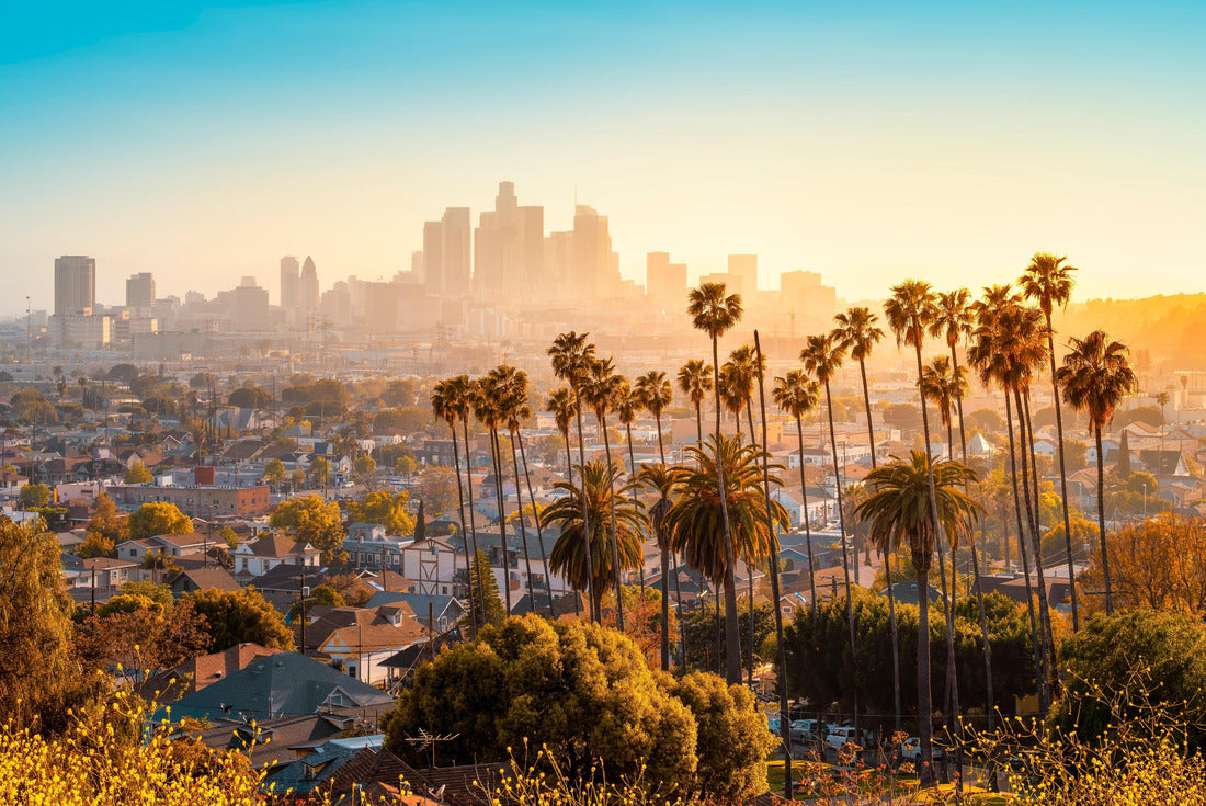 Skyline of Los Angeles at sunset 2000pc Puzzle