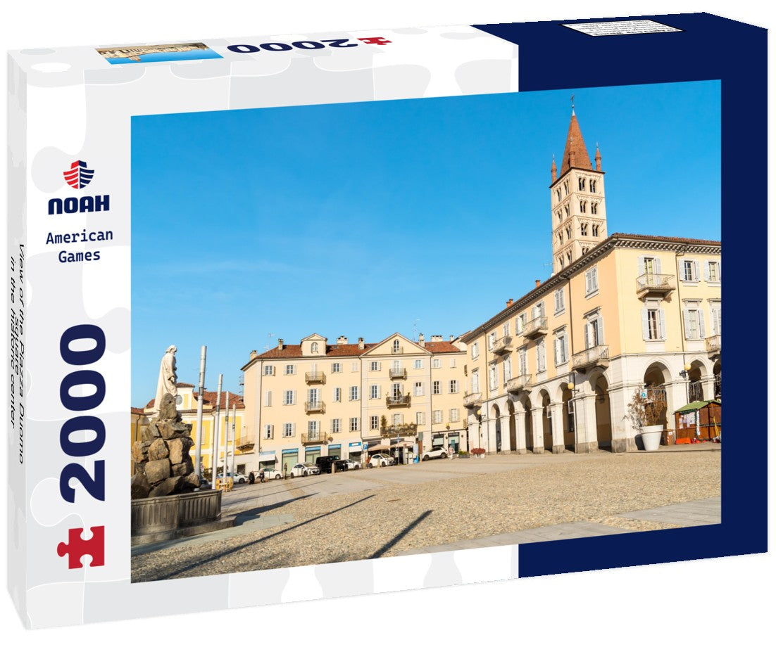 the Piazza Duomo square - in the historic center of Biella, Piedmont, Italy 2000pc Puzzle