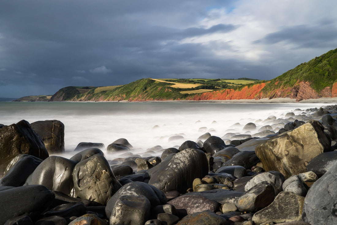 Rocks and Sea at Peppercombe Beach, Devon, England 2000pc Puzzle