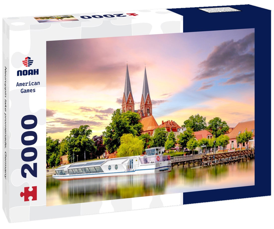 Noah Jigsaw Puzzle Neuruppin lake promenade, Germany 2000 pieces
