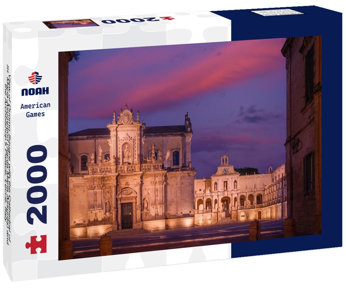Duomo Square with the Cathedral of St. Maria-Asumption (Santa Maria Assunta) and the Archbishop's Palace, Lecce, Italy 2000pc Puzzle