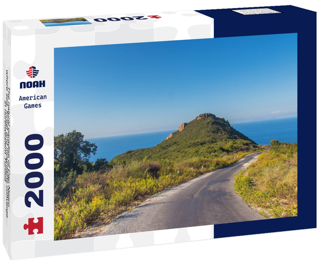 The natural paradise of Cap Negro, where sea, forest and mountains converge in northwestern Tunisia 2000pc Puzzle