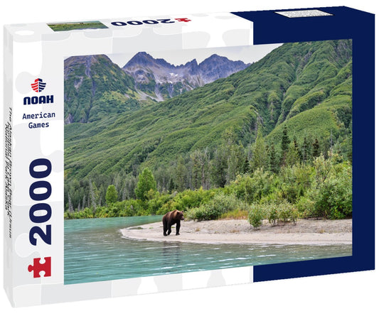 Noah Jigsaw Puzzle The Alaskan Brown Bear (Ursus horribilis) in Lake Clark National Park Alaska 2000 pieces