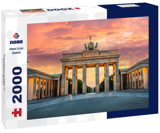 Noah Jigsaw Puzzle Brandenburg Gate at sunset in Berlin 2000 pieces