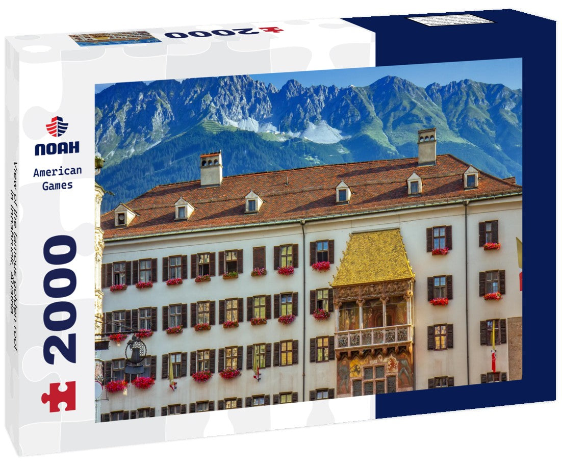 the famous golden roof in Innsbruck, Austria 2000pc Puzzle