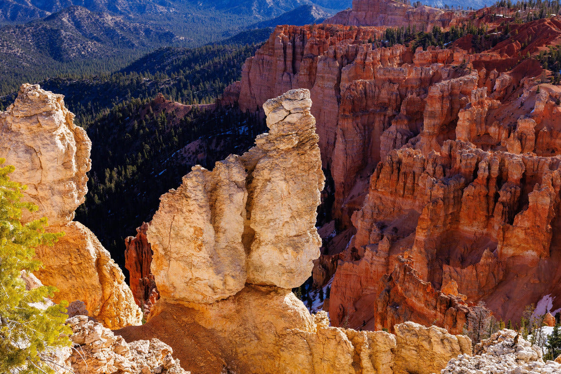 Rainbow Point in Bryce Canyon National Park in Utah during spring 2000pc Puzzle