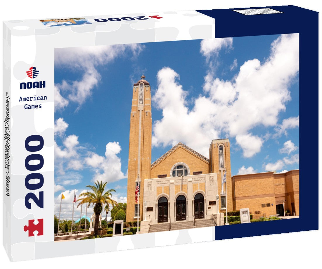Facade of St Nicholas Greek Orthodox Cathedral in Tarpon Spring, Florida 2000pc Puzzle