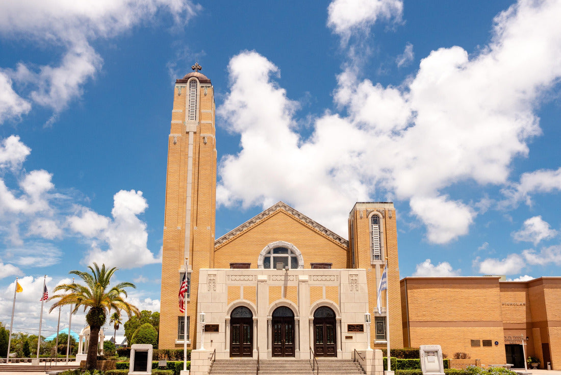 Facade of St Nicholas Greek Orthodox Cathedral in Tarpon Spring, Florida 2000pc Puzzle