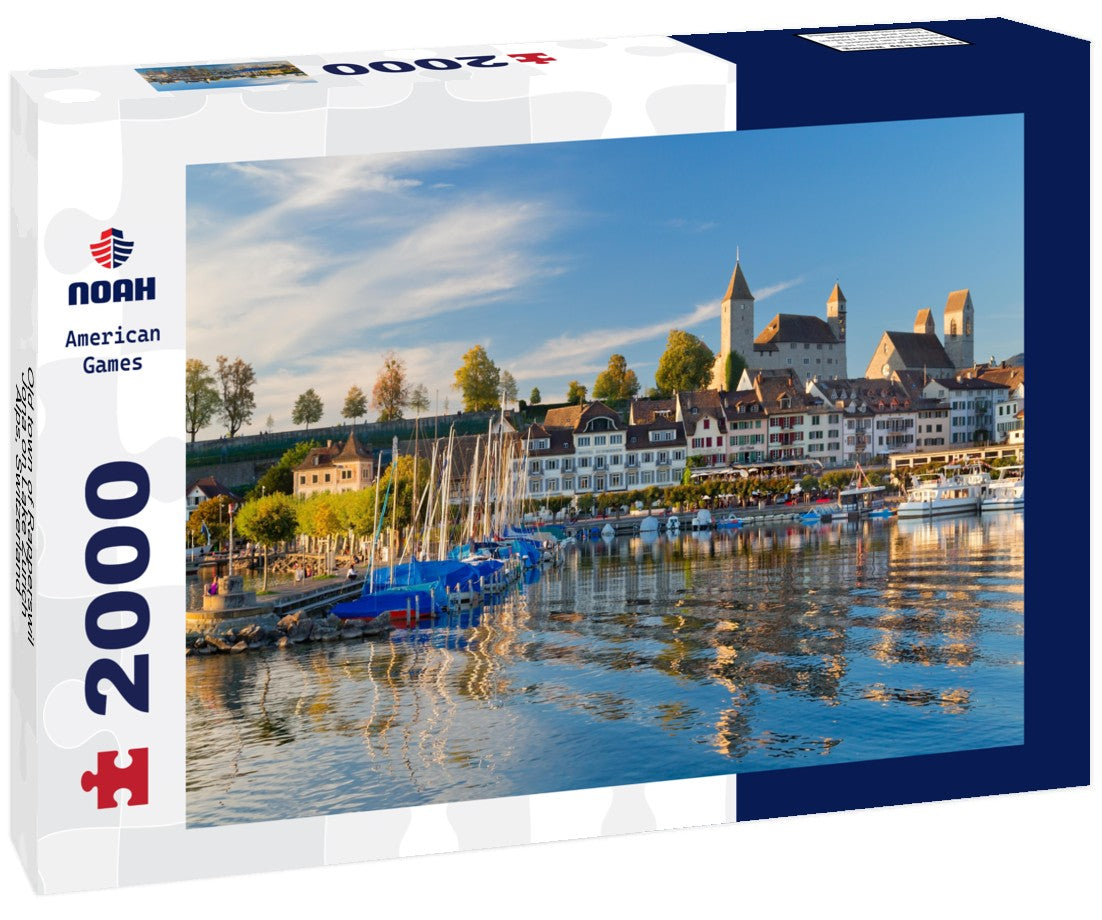 Noah Jigsaw Puzzle Old town of Rapperswil-Jona on Lake Zurich, Alps, Switzerland 2000 pieces