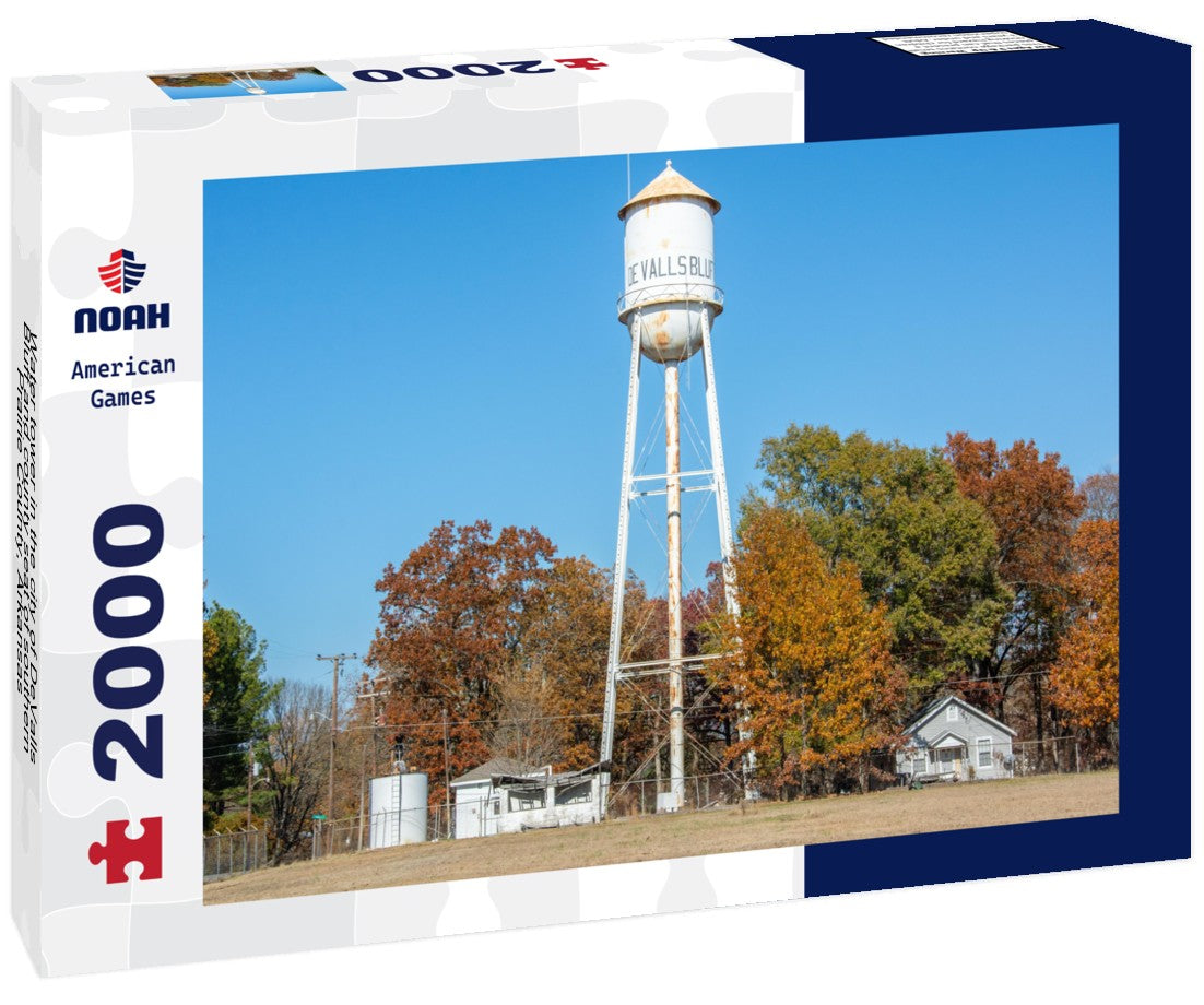Water tower in the city of DeValls Bluff and county seat of southern Prairie County, Arkansas 2000pc Puzzle