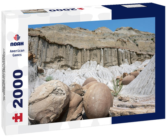 Noah Jigsaw Puzzle Cannonball Concretions at Theodore Roosevelt National Park in North Dakota 2000 pieces