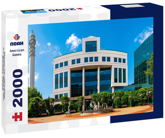 Noah Jigsaw Puzzle Moncton City Hall building and downtown skyline in New Brunswick, Canada 2000 pieces