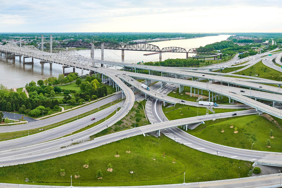 Expressways and bridges in Louisville Kentucky 2000pc Puzzle