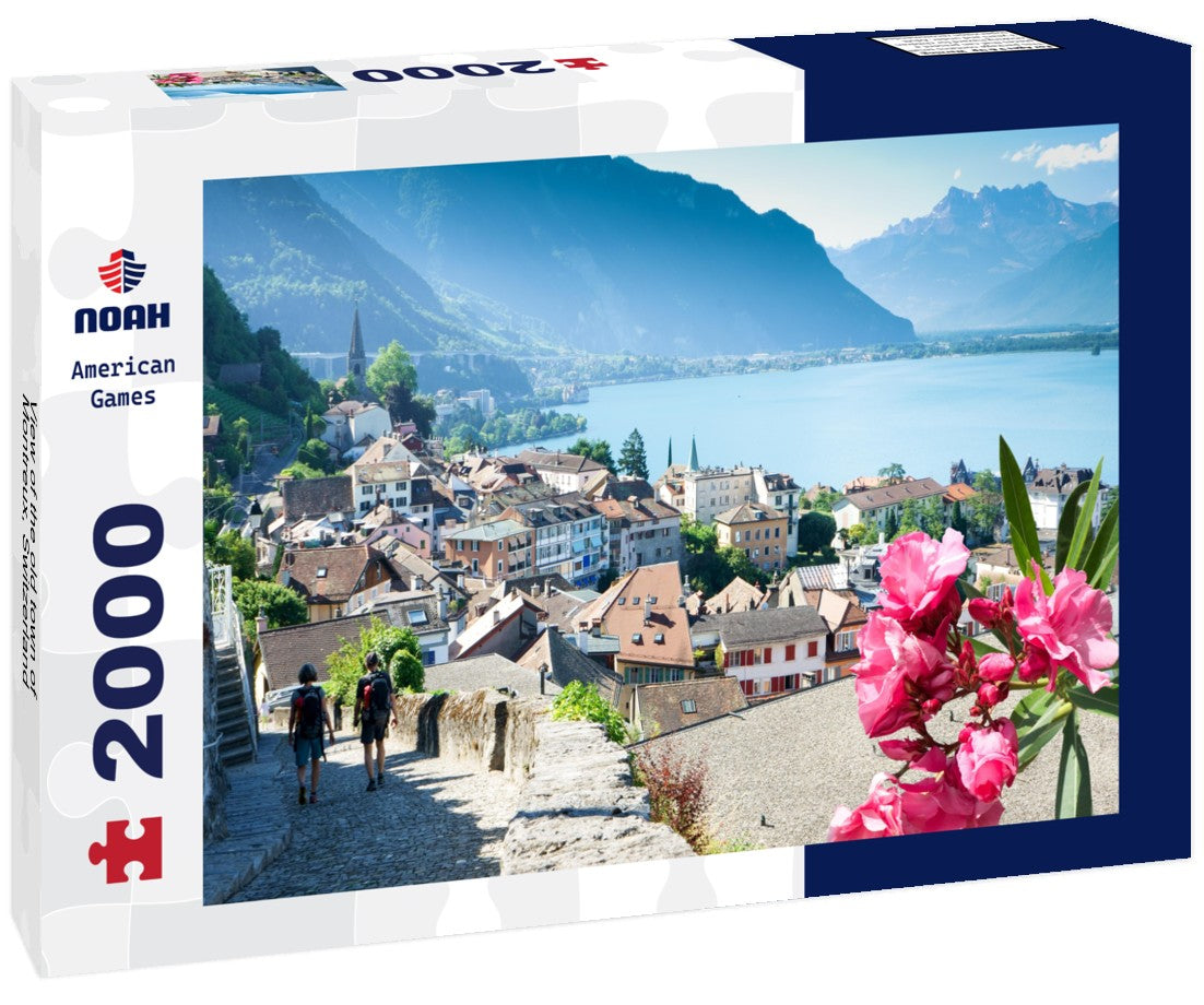 Noah Jigsaw Puzzle View of the old town of Montreux, Switzerland 2000 pieces