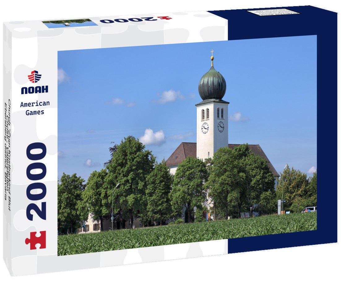 Church “Zum Kostbarkind Blut Christi”, Vaterstetten, Ebersberg district, Bavaria 2000pc Puzzle