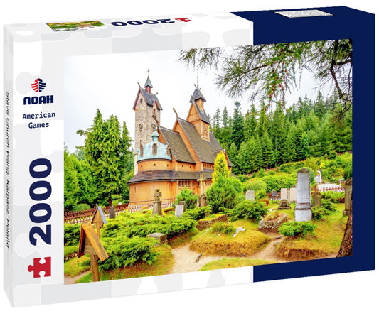Noah Jigsaw Puzzle Stave Church Wang, Karpacz, Poland 2000 pieces