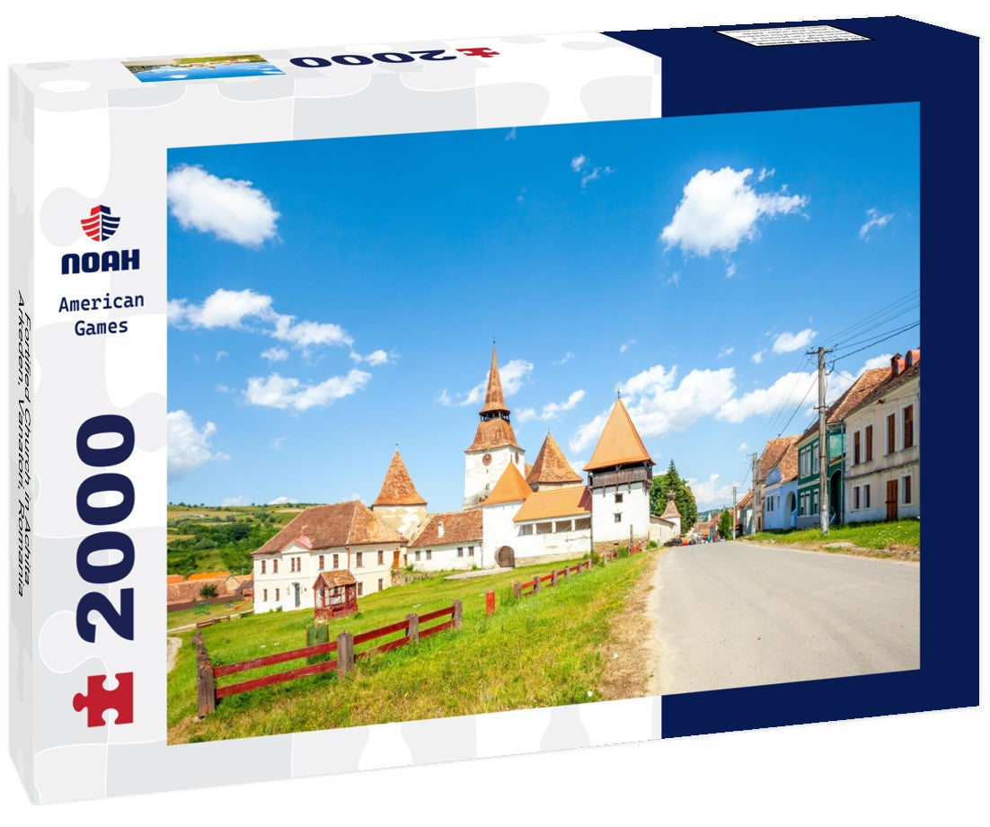 Fortified Church in Achita Arkeden, Vanatori, Romania 2000pc Puzzle