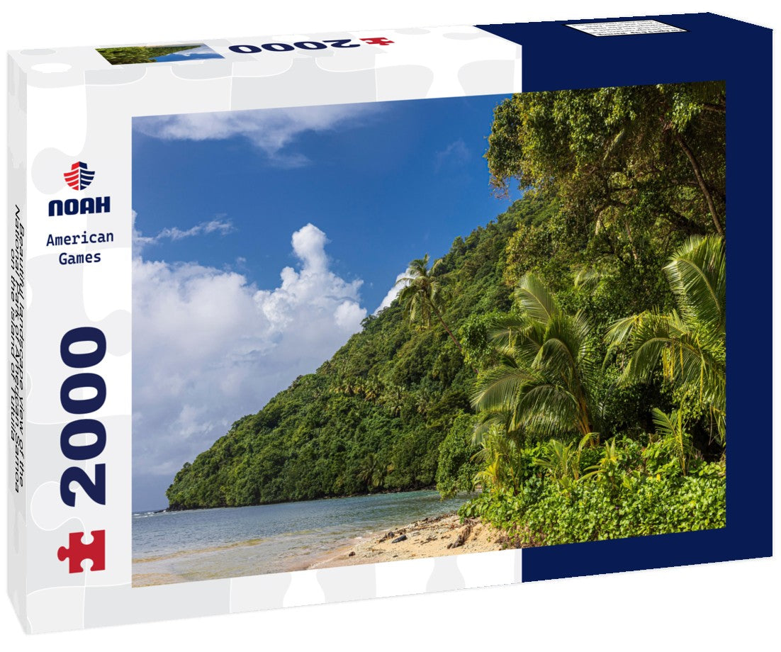 Noah Jigsaw Puzzle Beautiful landscape view of the National Park of American Samoa on the island of Tutuila 2000 pieces