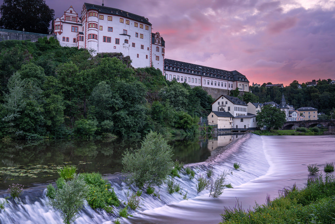 of historic buildings of Weilburg close to the Lahn river; Hessen; Germany 2000pc Puzzle