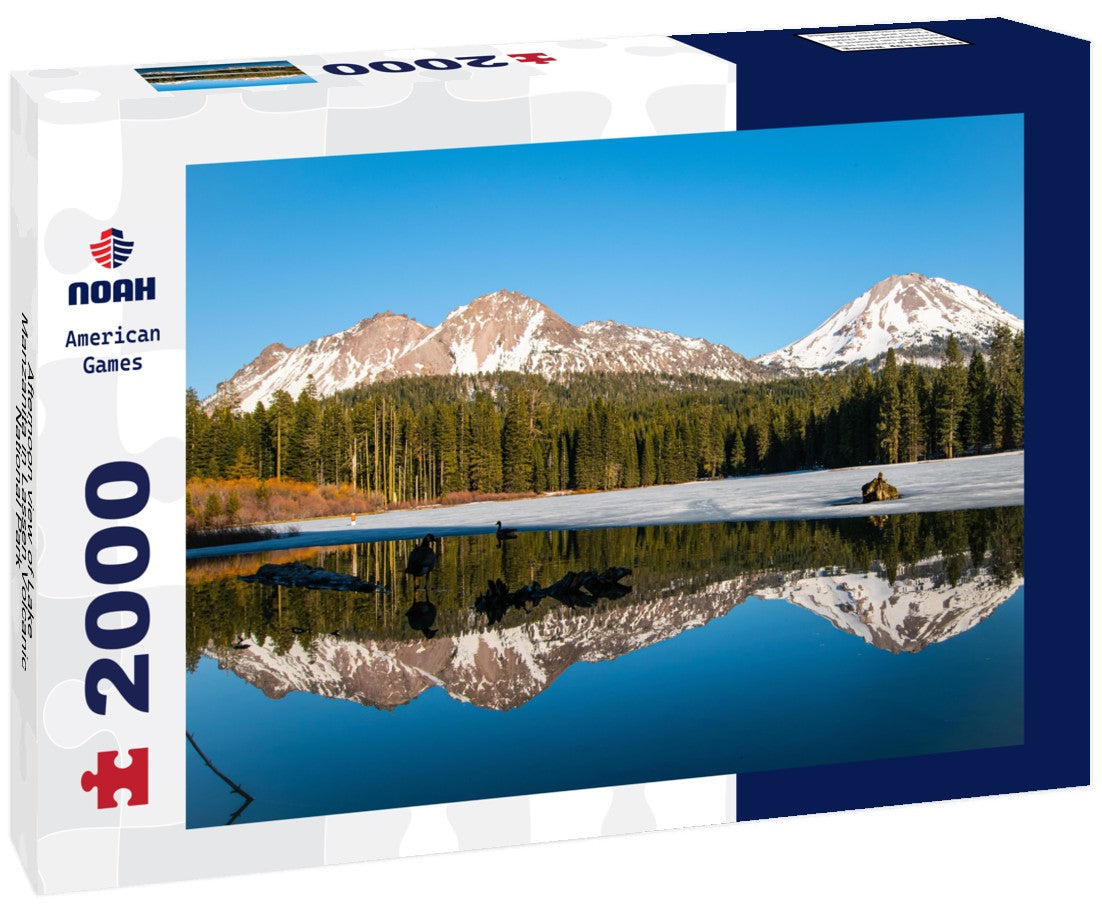 Afternoon view of Lake Manzanita in Lassen Volcanic National Park 2000pc Puzzle