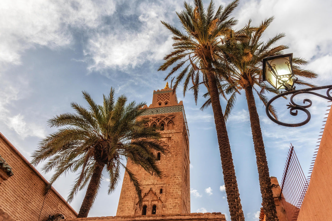 the tower of the ancient mosque Koutoubia of Marrakech in Marocco 2000pc Puzzle