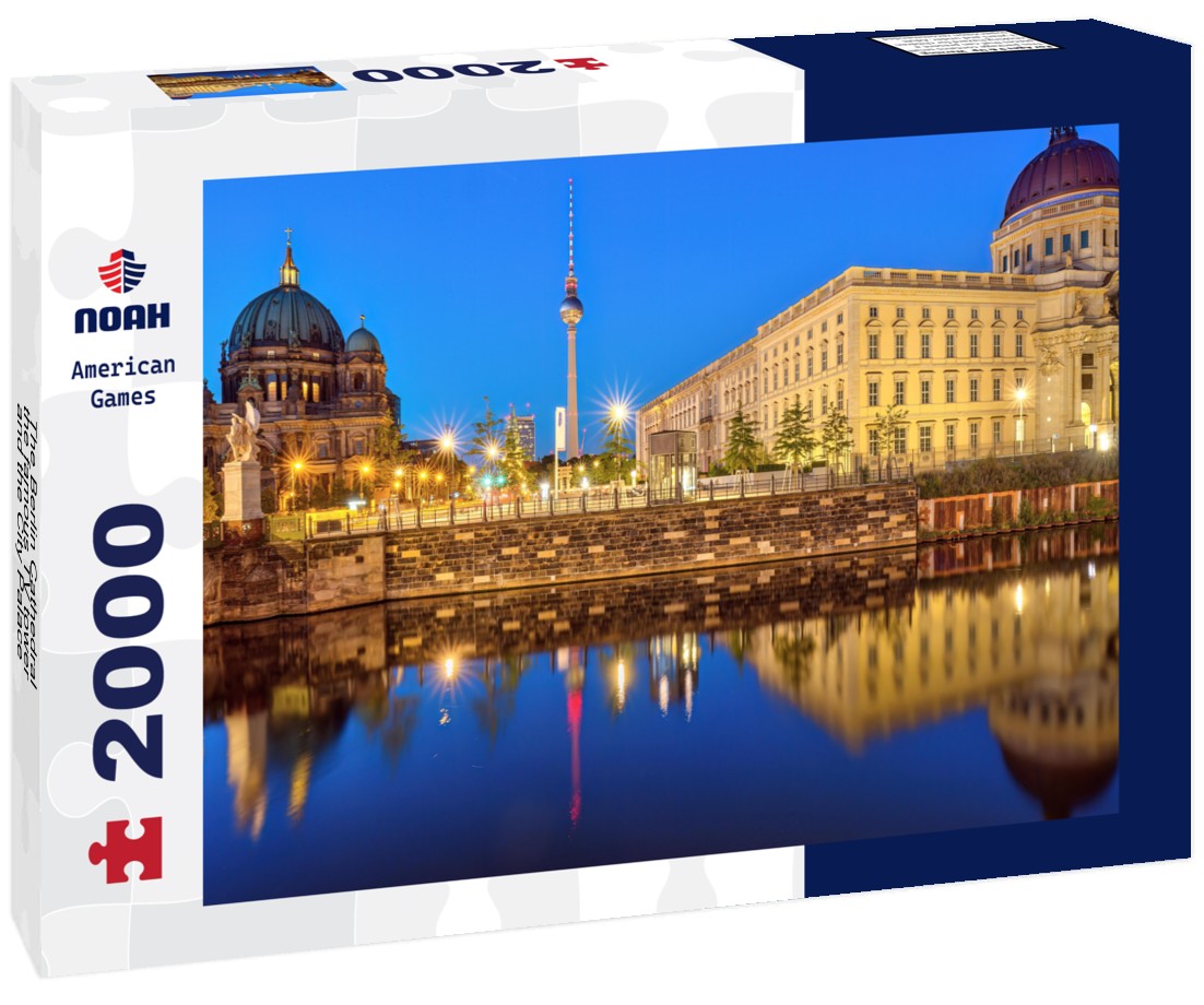 The Berlin Cathedral, the famous TV tower and the City Palace 2000pc Puzzle