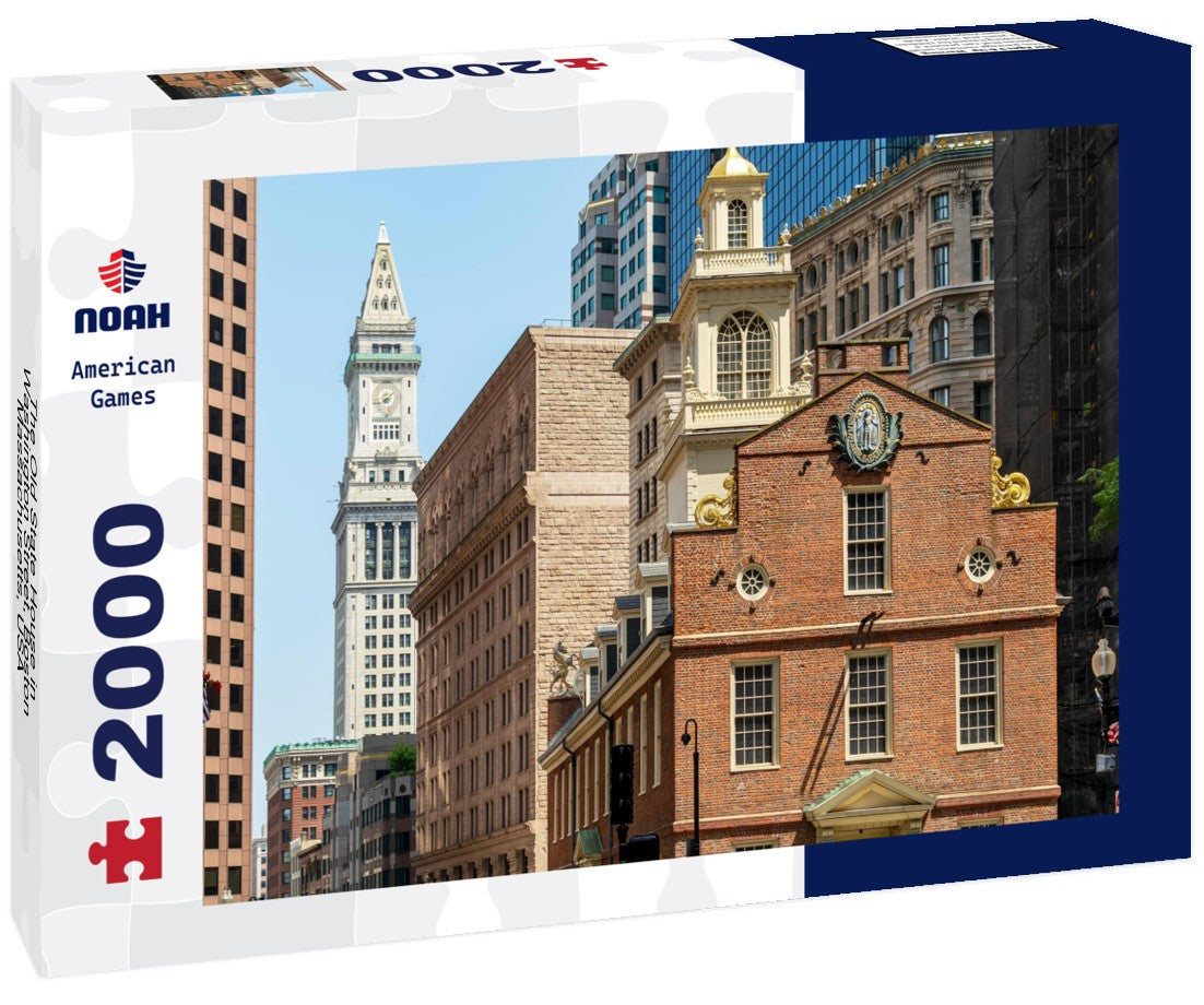 The Old State House in Washington Street, Boston, Massachusetts, USA 2000pc Puzzle