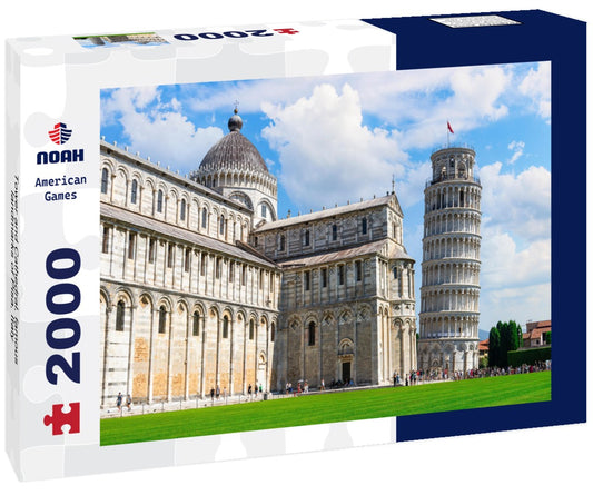 Noah Jigsaw Puzzle Tower and Cathedral, famous landmarks of Pisa, Italy 2000 pieces