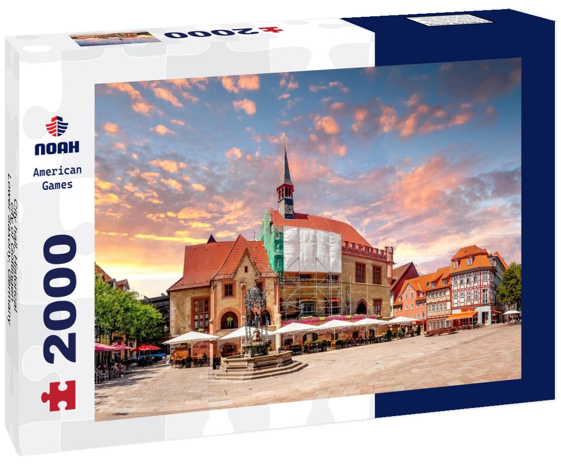 City hall, Historical city of Göttingen, Lower Saxony, Germany 2000pc Puzzle