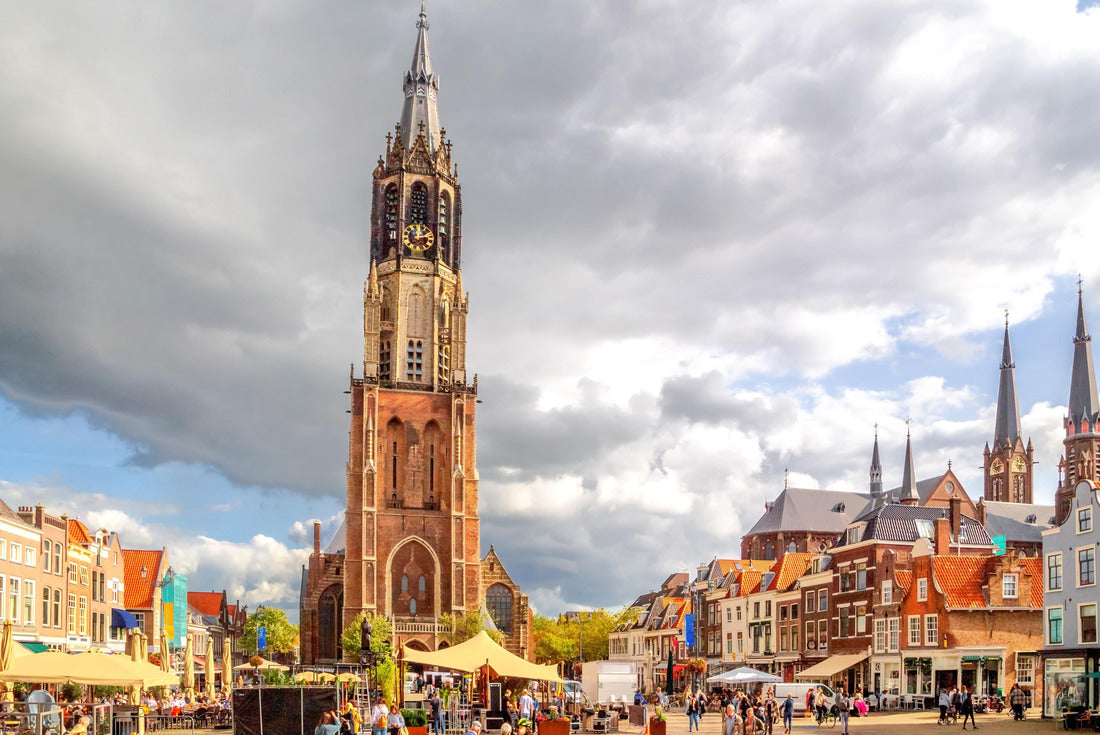 Nieuwe Kerk, Old city of Delft, Netherlands 2000pc Puzzle
