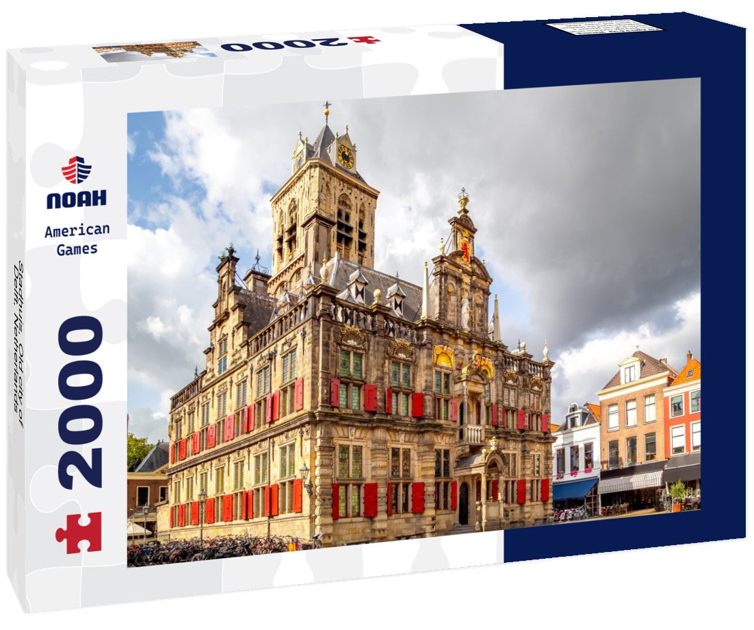 Stadhuis, Old city of Delft, Netherlands 2000pc Puzzle