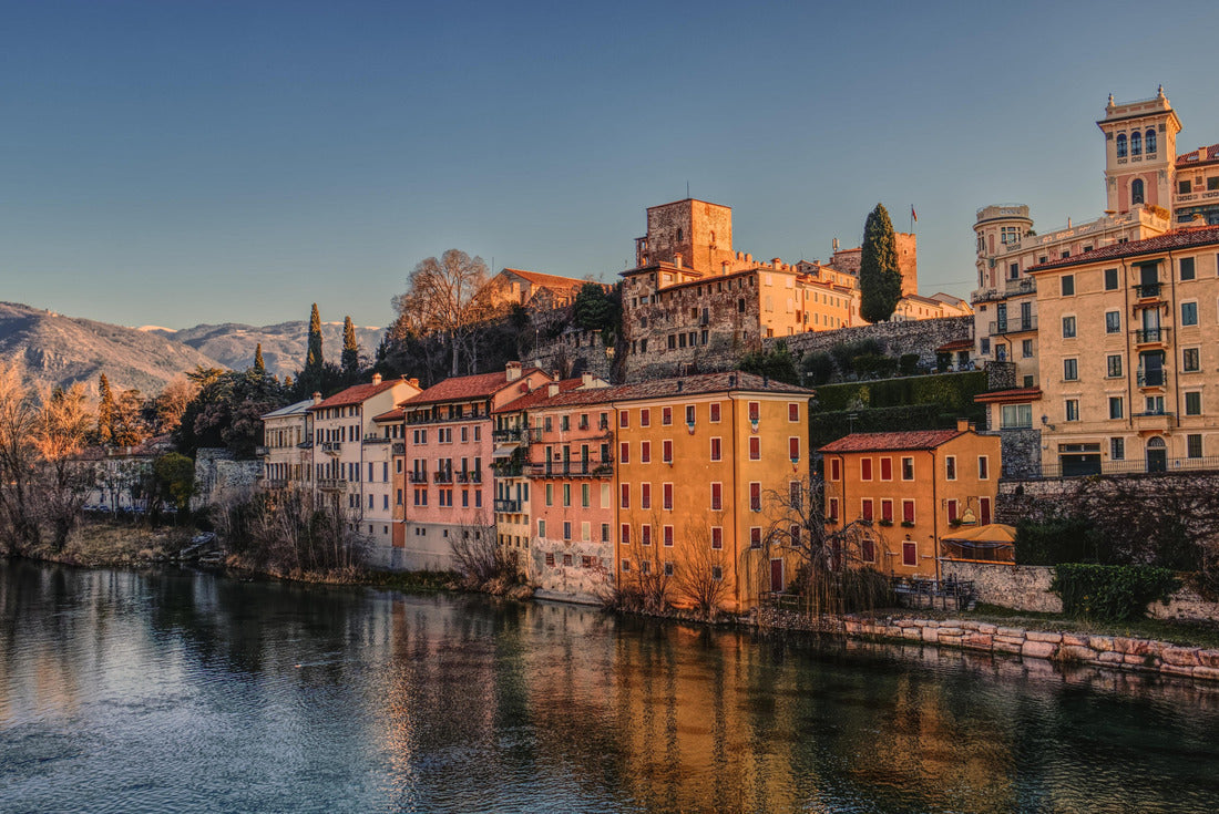 Historic center of Bassano del Grappa along the Brenta river in the Veneto region, Italy 2000pc Puzzle