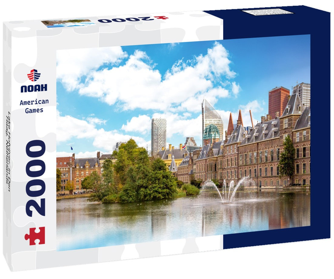 Lake Hofvijver, in Den Haag, Netherlands 2000pc Puzzle