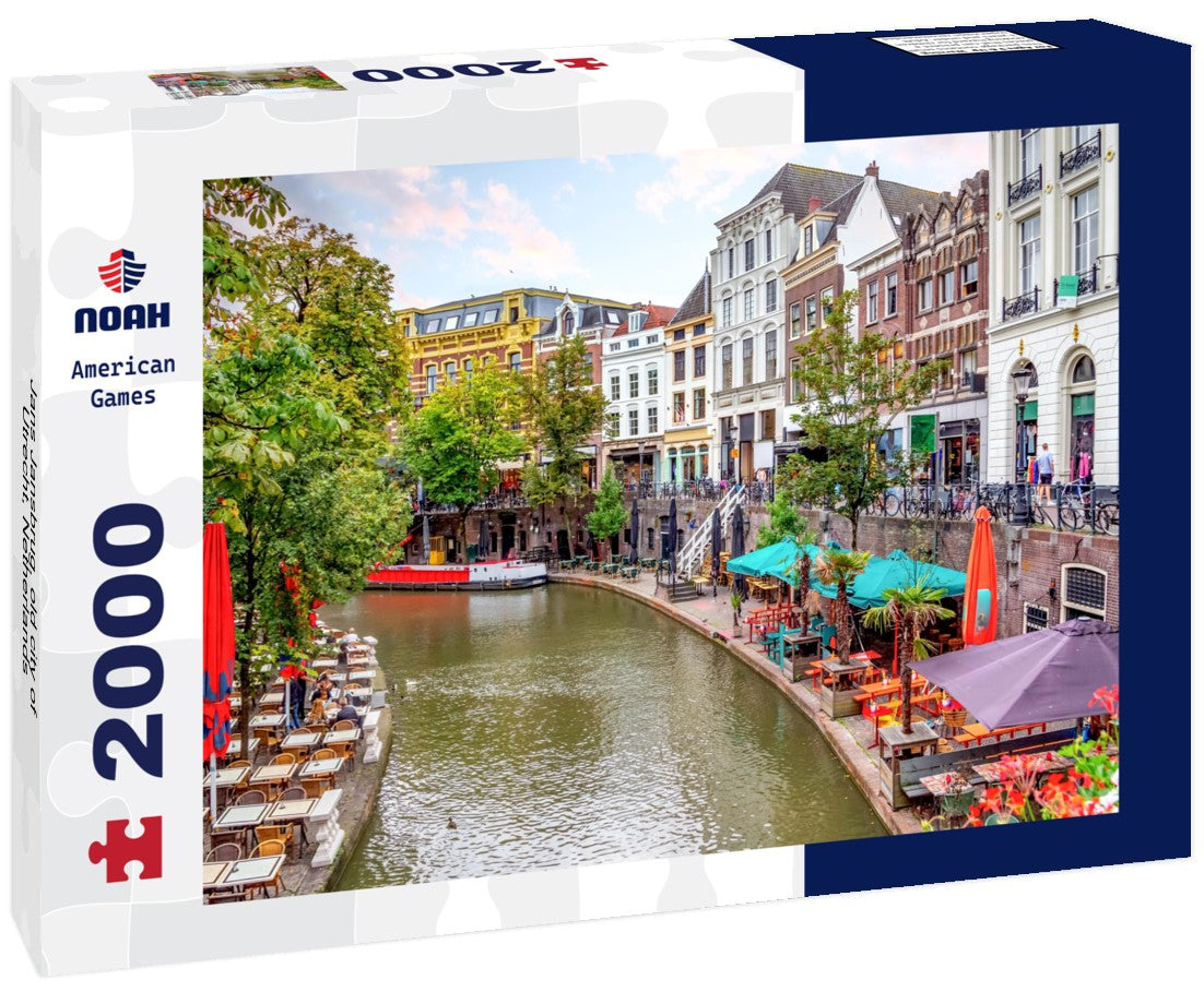 Jans Jansbrug, old city of Utrecht, Netherlands 2000pc Puzzle