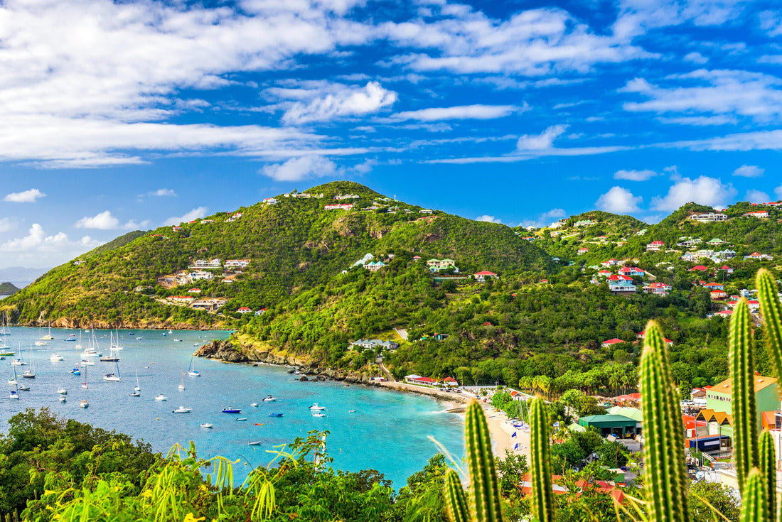Gustavia, Saint Barthelemy skyline and harbor in the Caribbean 2000pc Puzzle