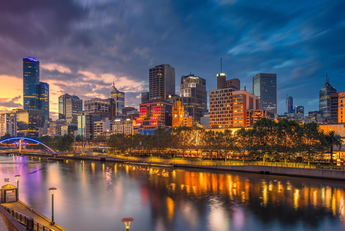 Melbourne, Australia Cityscape sunset 2000pc Puzzle