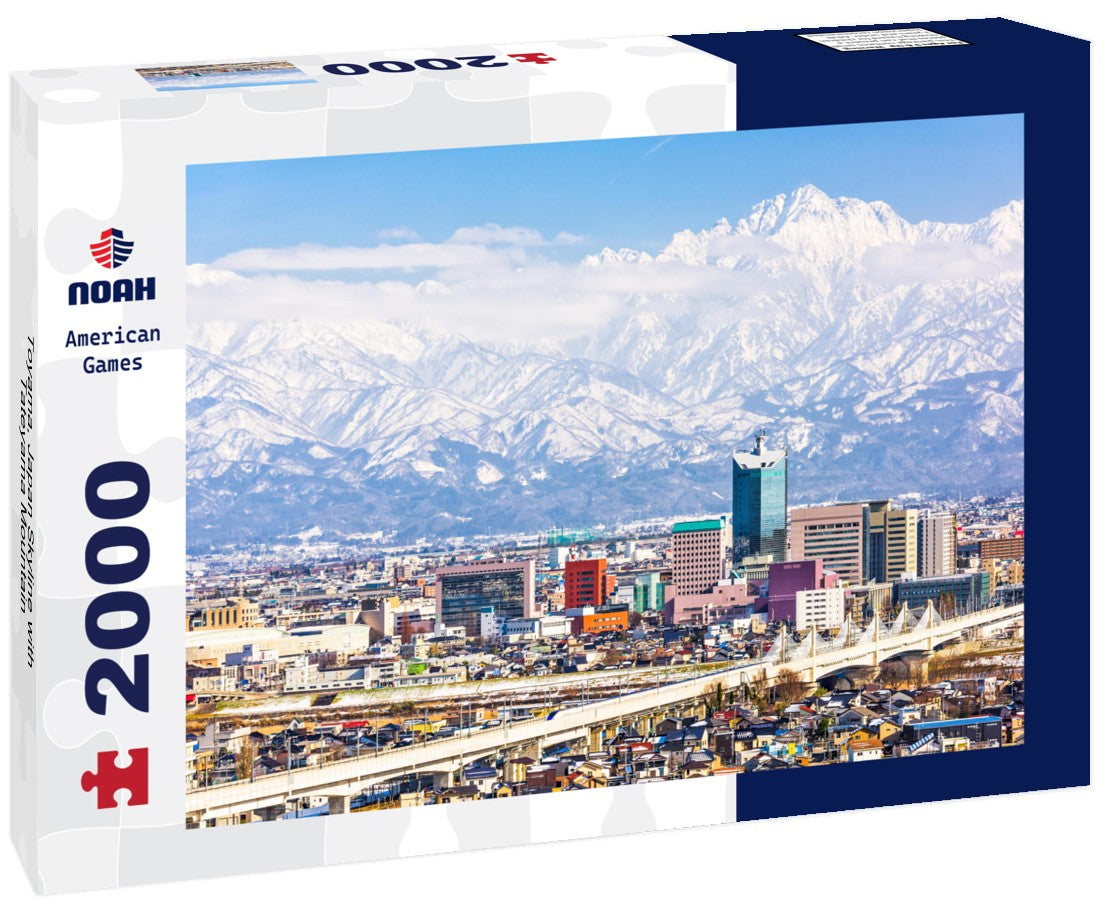 Noah Jigsaw Puzzle Toyama, Japan Skyline with Tateyama Mountain 2000 pieces