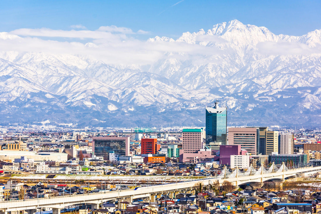 Toyama, Japan Skyline with Tateyama Mountain 2000pc Puzzle