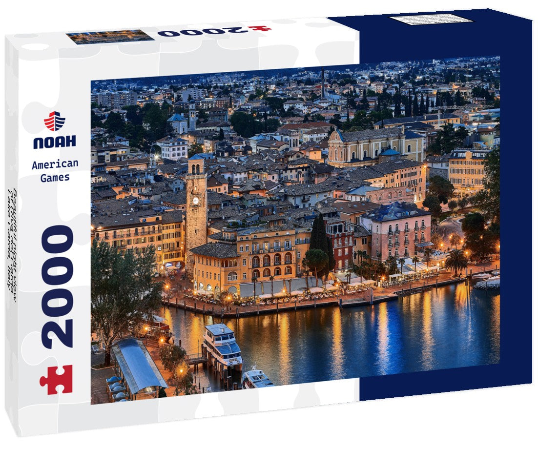 Noah Jigsaw Puzzle Beautiful night view of Riva del Garda, Lake Garda, Italy 2000 pieces