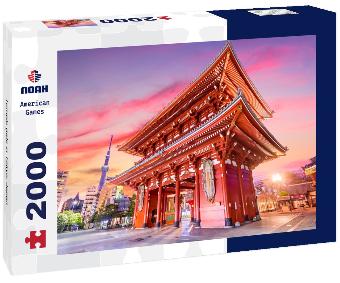 Noah Jigsaw Puzzle Temple gate in Tokyo, Japan 2000 pieces