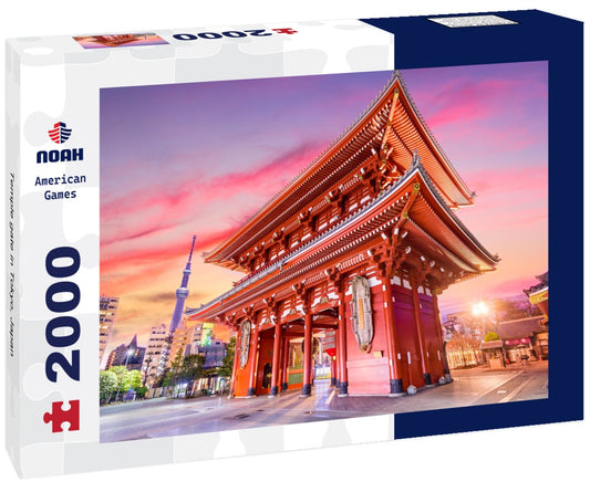Noah Jigsaw Puzzle Temple gate in Tokyo, Japan 2000 pieces