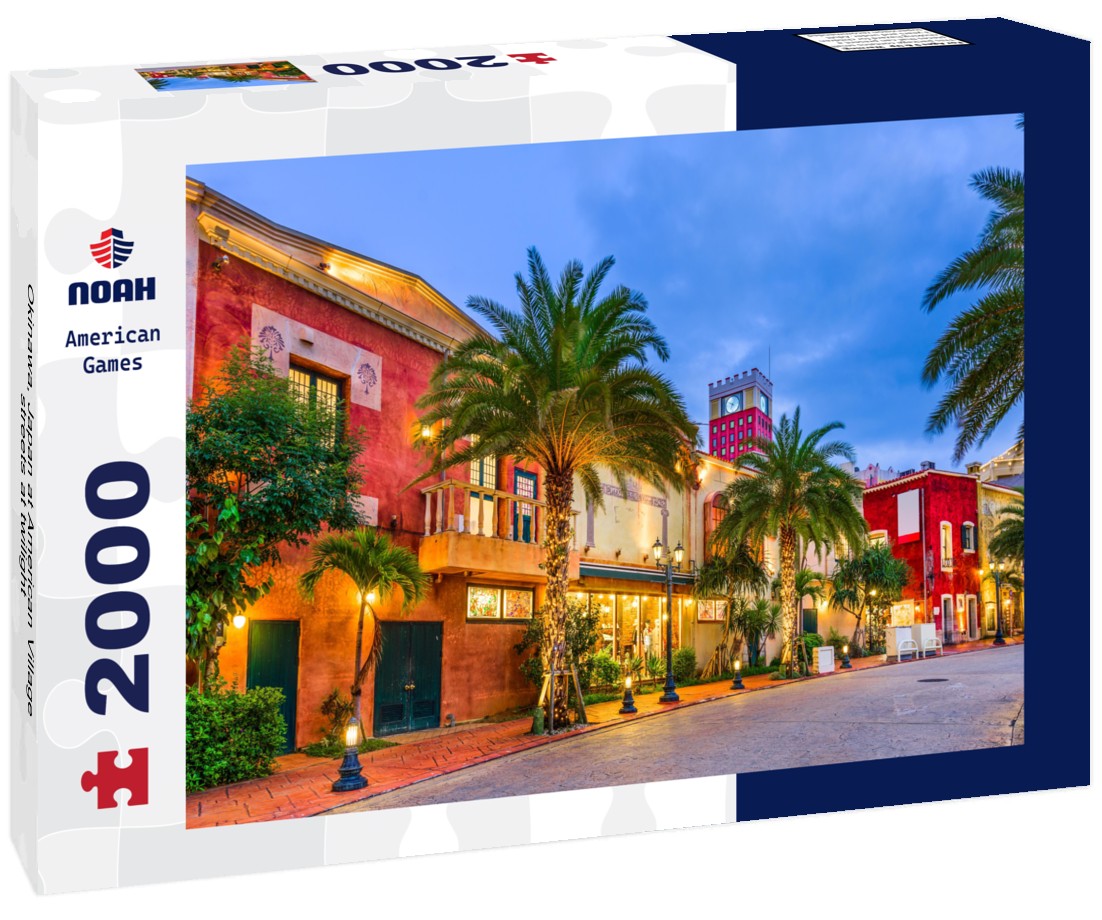 Okinawa, Japan at American Village streets at twilight 2000pc Puzzle