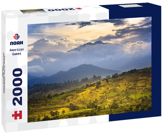 Noah Jigsaw Puzzle View of the Rwenzori Mountains around Fort Portal - Uganda 2000 pieces